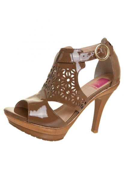 Ankle Boot Pink Connection Modern Marrom