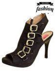 Ankle Boot Pink Connection Fivelas Preta